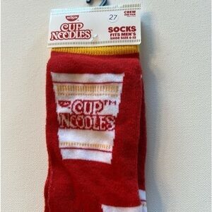 NWT Cup of Noodle Men's Novelty Shoe Size‎ 6-12 NEW (R)